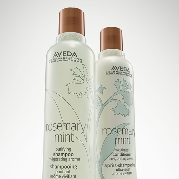 rosemary mint hair care with invigorating aroma