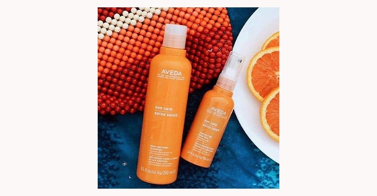 Use sun care hair & body cleanser for a deep cleanse