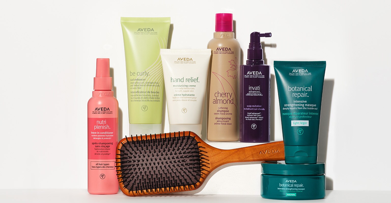 Shop Aveda Essentials with 15% off + free travel-size duo with $120+ orders*
