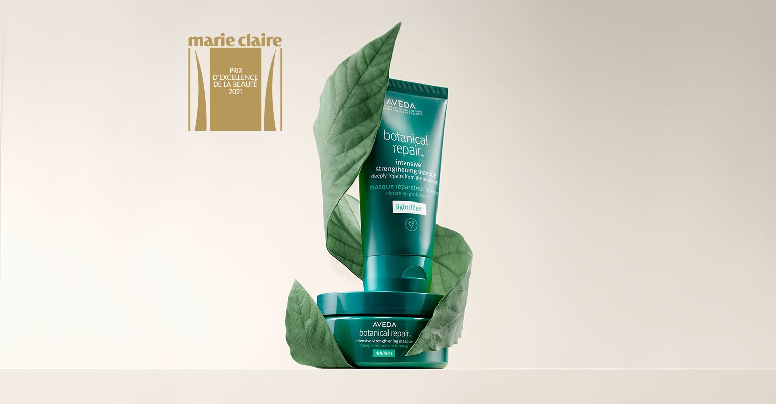 Aveda botanical repair collection - winner of the Marie Claire Prix D’Excellence award