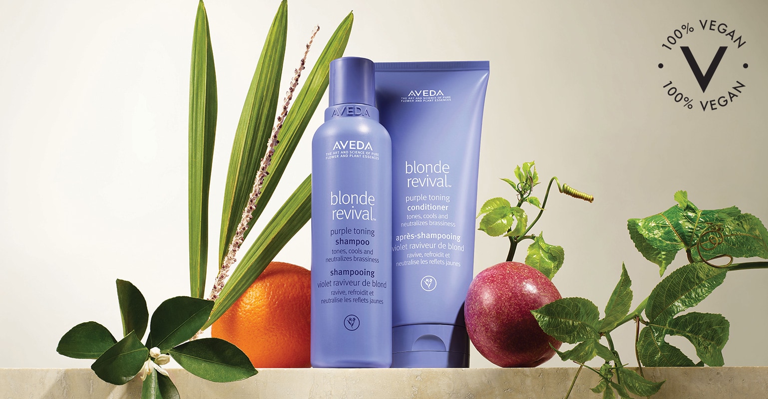 Blonde revival purple toning shampoo and conditioner