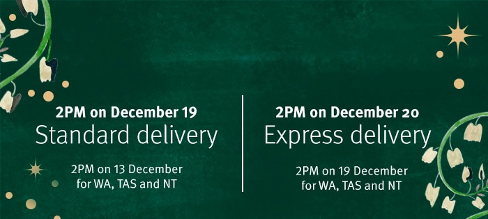 Aveda's Holiday - Shipping Cutoff