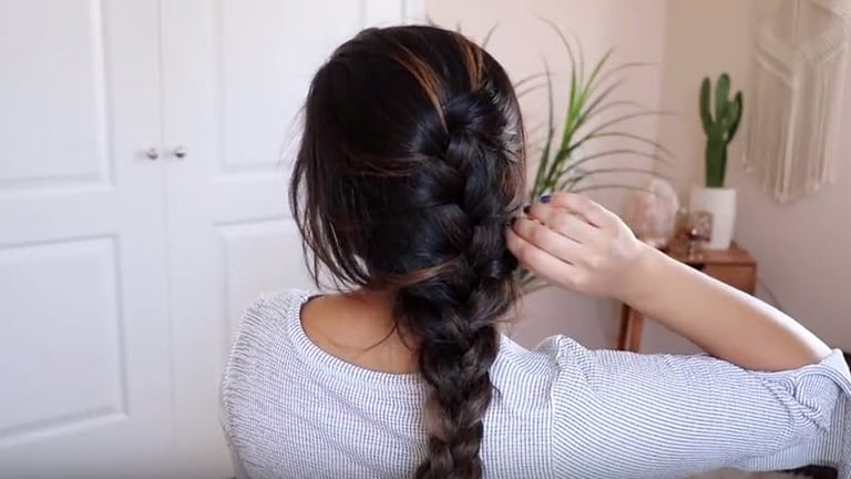 How-To Video - Create a loose, undone French braid with texture | Aveda  Australia E-Commerce Site