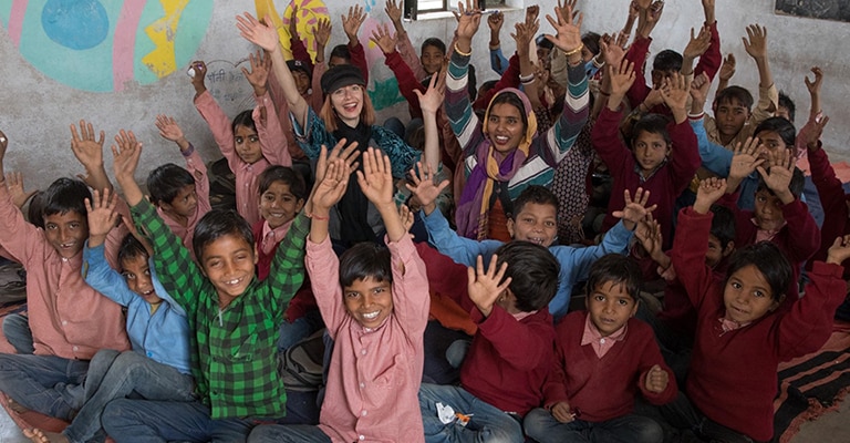 Aveda and Kailash Satyarthi Children’s Foundation 